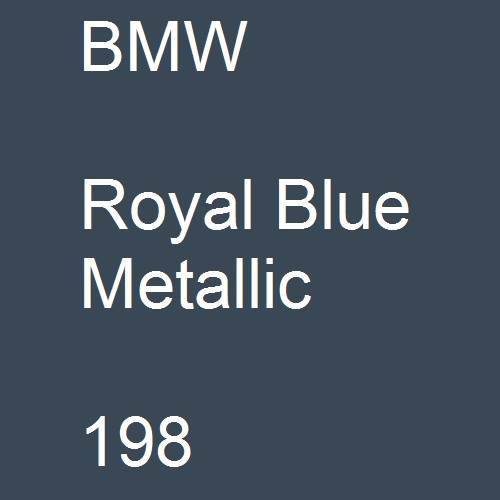 BMW, Royal Blue Metallic, 198.